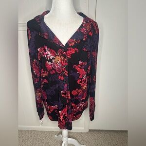 Soma Multicolored Long Sleeve Button Down Shirt size XL New with tag